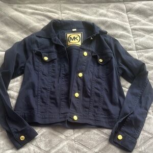 MK Navy Jacket with Gold Buttons